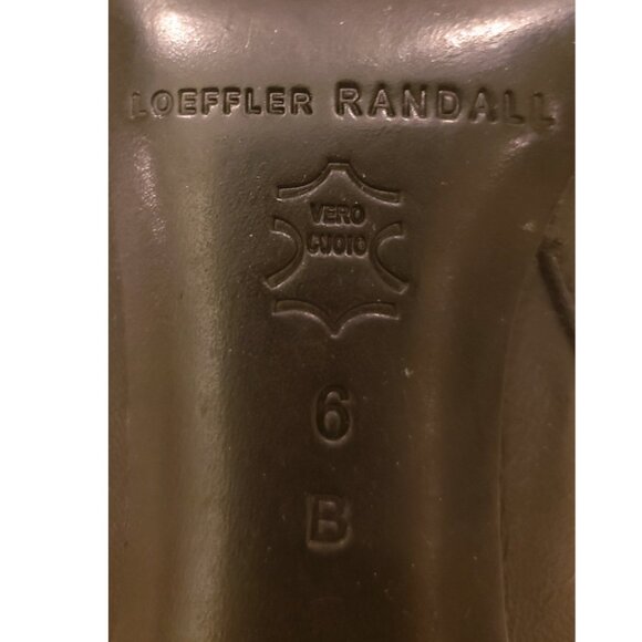 Loeffler Randall Black Lambskin Kitten-Heel Booties Size-6B - Picture 11 of 11